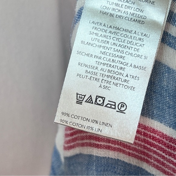 Free People We the Free Surf Striped Maxi Dress Blue Sleeveless Sz S - Picture 11 of 11